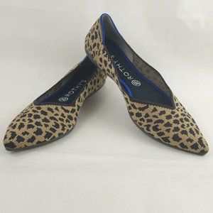 Rothy’s Leopard Print Pointed Toe Flats WII